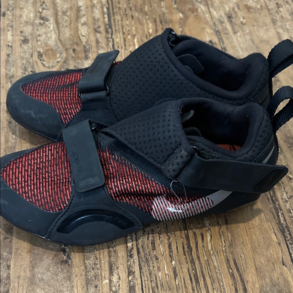 Nike Black and Red Athletic Shoes